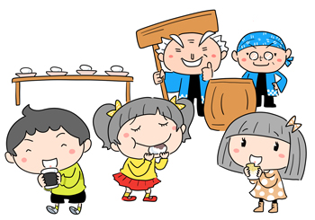 地域の人との絆が深まる「餅つき」