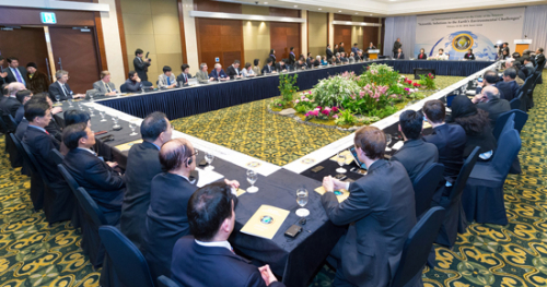 第24回「科学の統一に関する国際会議」開会式<br />
韓鶴子総裁がメッセージ