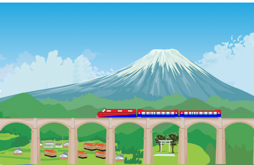 こんなところにも富士山が