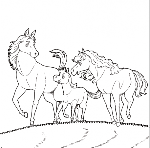 第2回「お馬のおやこ」